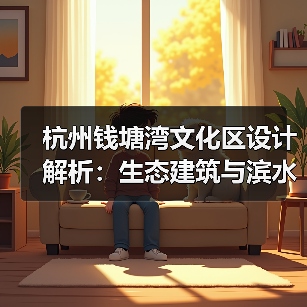 杭州钱塘湾文化区设计解析:生态建筑与滨水景观融合(图2) 杭州钱塘湾文化区设计解析:生态建筑与滨水景观融合(图2)