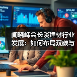 阎晓峰会长谈建材行业发展:如何布局双碳与科技创新?(图2) 阎晓峰会长谈建材行业发展:如何布局双碳与科技创新?(图2)