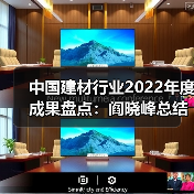 中国建材行业2022年度成果盘点：阎晓峰总结表彰大会讲话要点（图3）