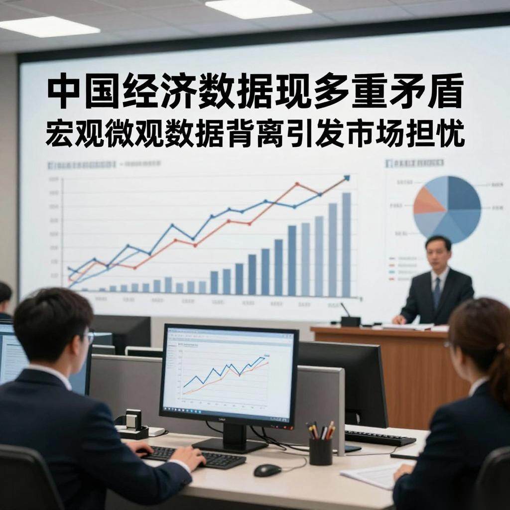 中国经济数据现多重矛盾 宏观微观数据背离引发市场担忧