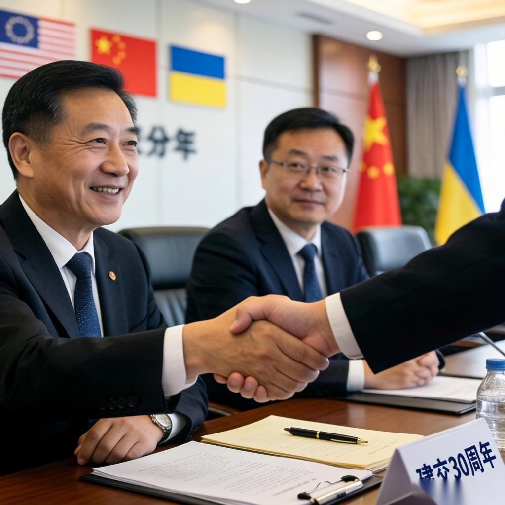 中国大使称愿助乌克兰发展经济 外交部回应支持立场