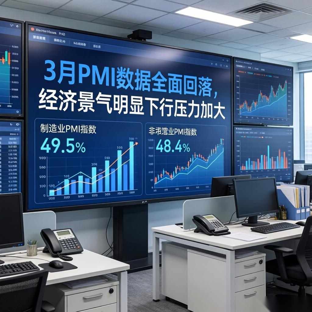 3月PMI数据全面回落 经济景气明显下行压力加大