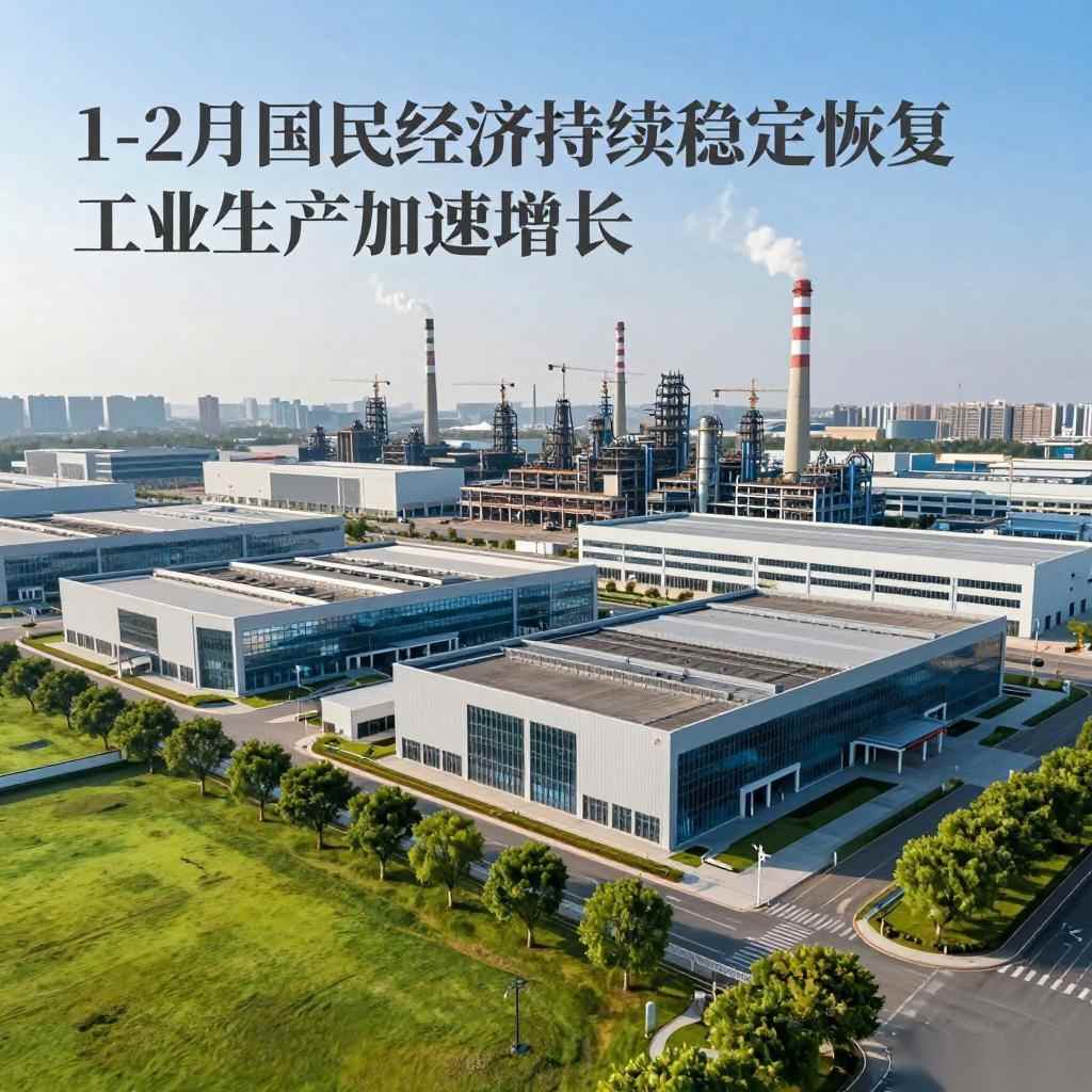 1-2月国民经济持续稳定恢复 工业生产加速增长