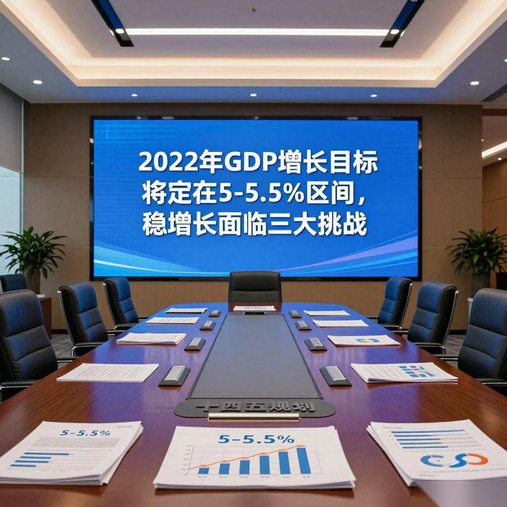2022年GDP增长目标将定在5-5.5%区间稳增长面临三大挑战