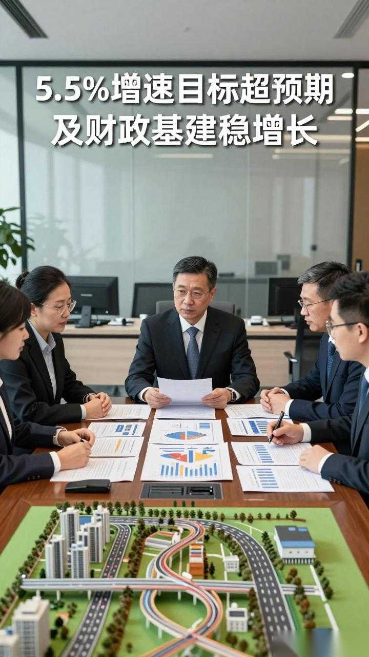 5.5%增速目标超预期 财政基建成稳增长主力