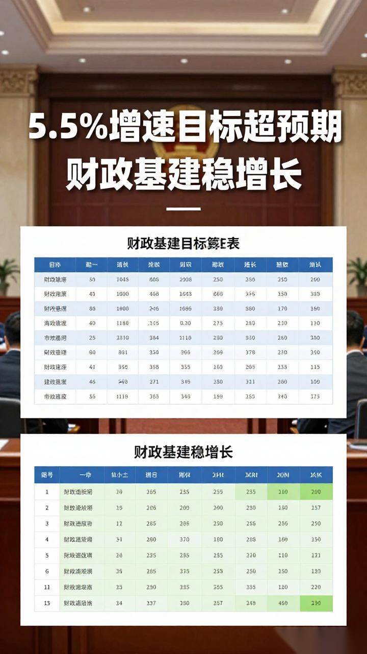 5.5%增速目标超预期 财政基建成稳增长主力