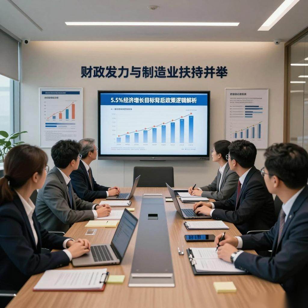 5.5%经济增长目标背后政策逻辑解析，财政发力与制造业扶持并举