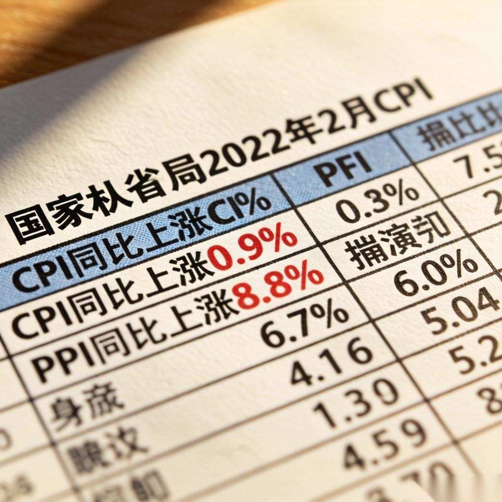2月CPI同比上涨0.9% PPI涨幅连续4个月回落 缓解中下游企业成本压力