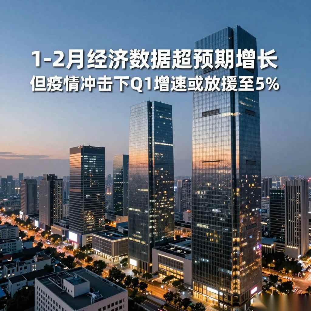 1-2月经济数据超预期增长 但疫情冲击下Q1增速或放缓至5%