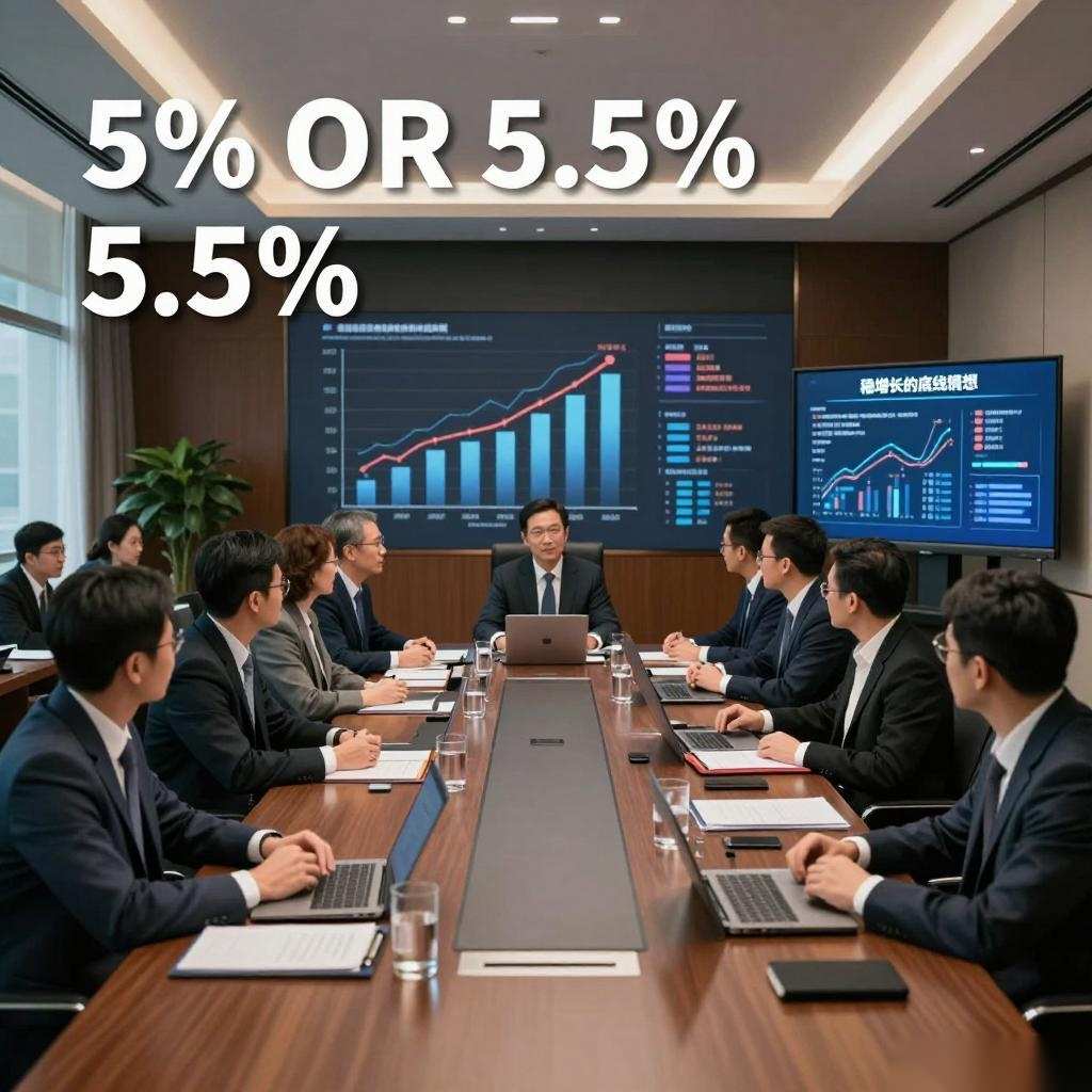 稳增长的底线猜想，5%OR5.5%