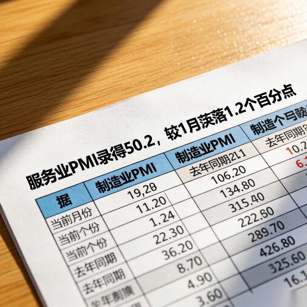 2月服务业PMI回落至50.2 制造业服务业景气度一升一降