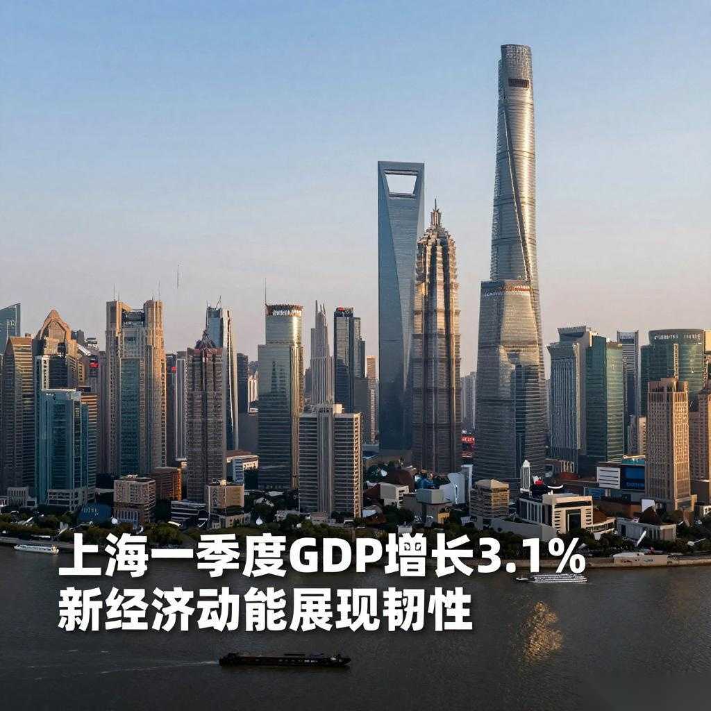 上海一季度GDP增长3.1% 新经济动能展现韧性