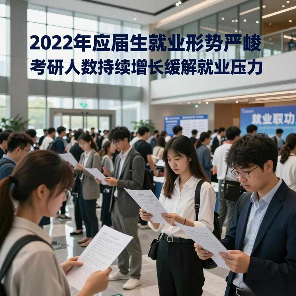 2022年应届生就业形势严峻 考研人数持续增长缓解就业压力