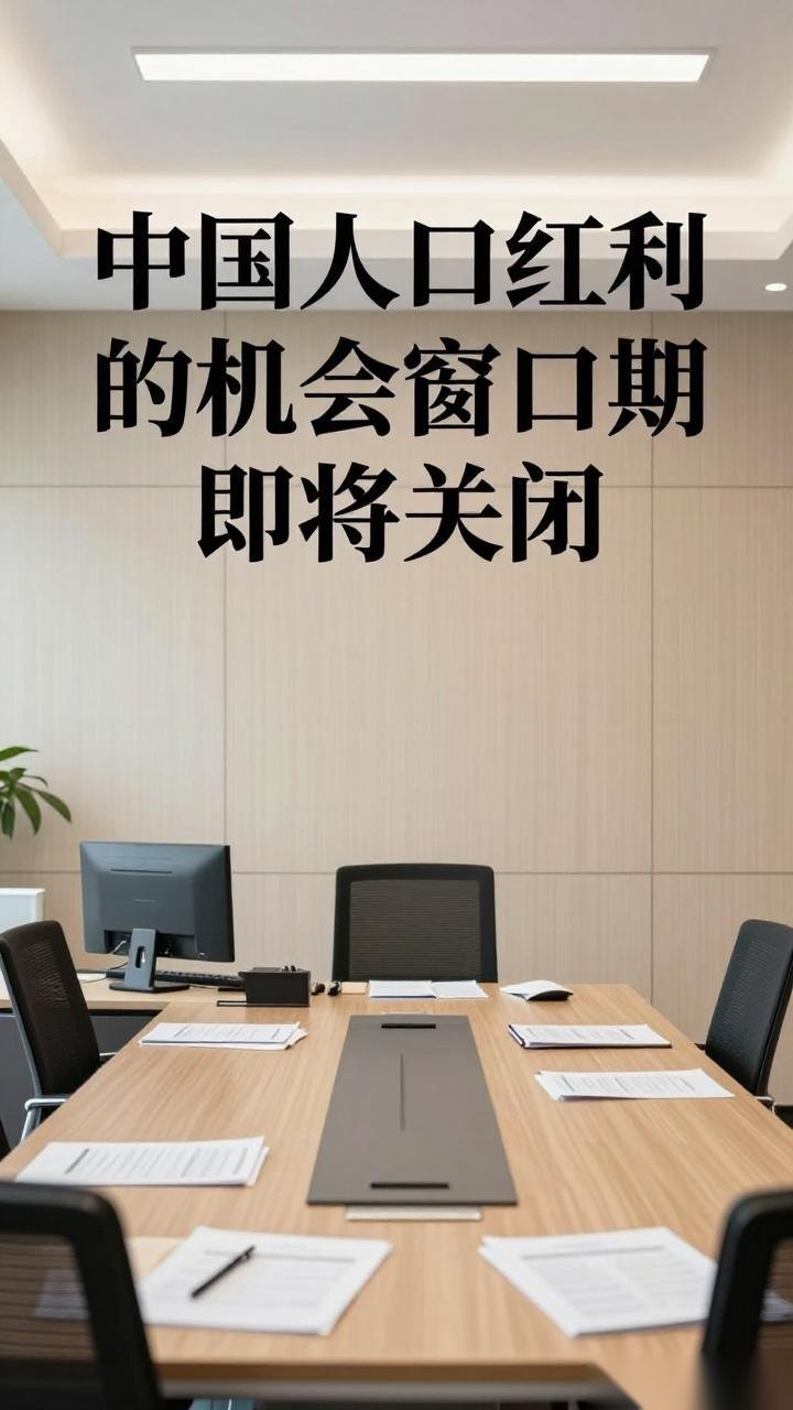 中国人口红利的机会窗口期即将关闭