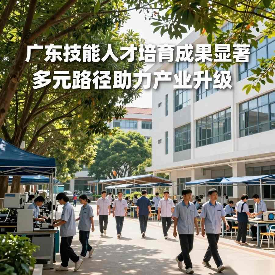 广东技能人才培育成果显著 多元路径助力产业升级(图1) 广东技能人才培育成果显著 多元路径助力产业升级