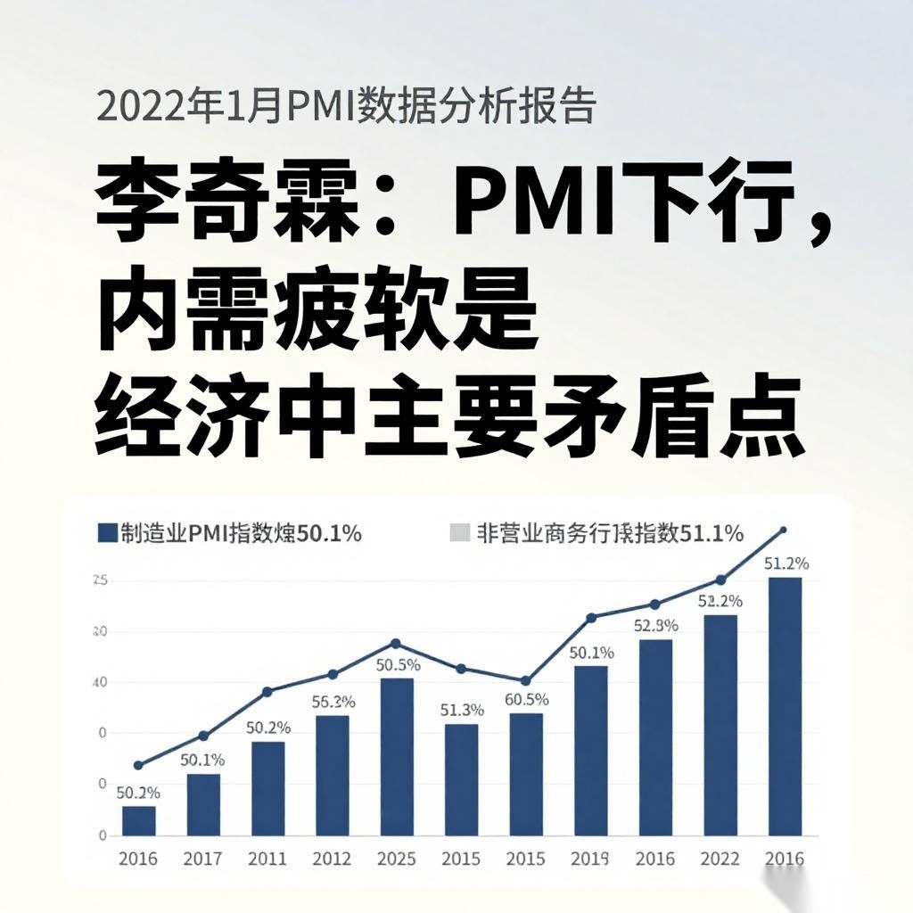 李奇霖：PMI下行，内需疲软是经济中主要矛盾点