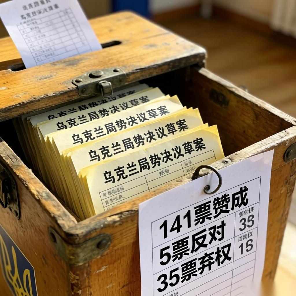 联大要俄立即无条件撤军 141票赞成5票反对35票弃权