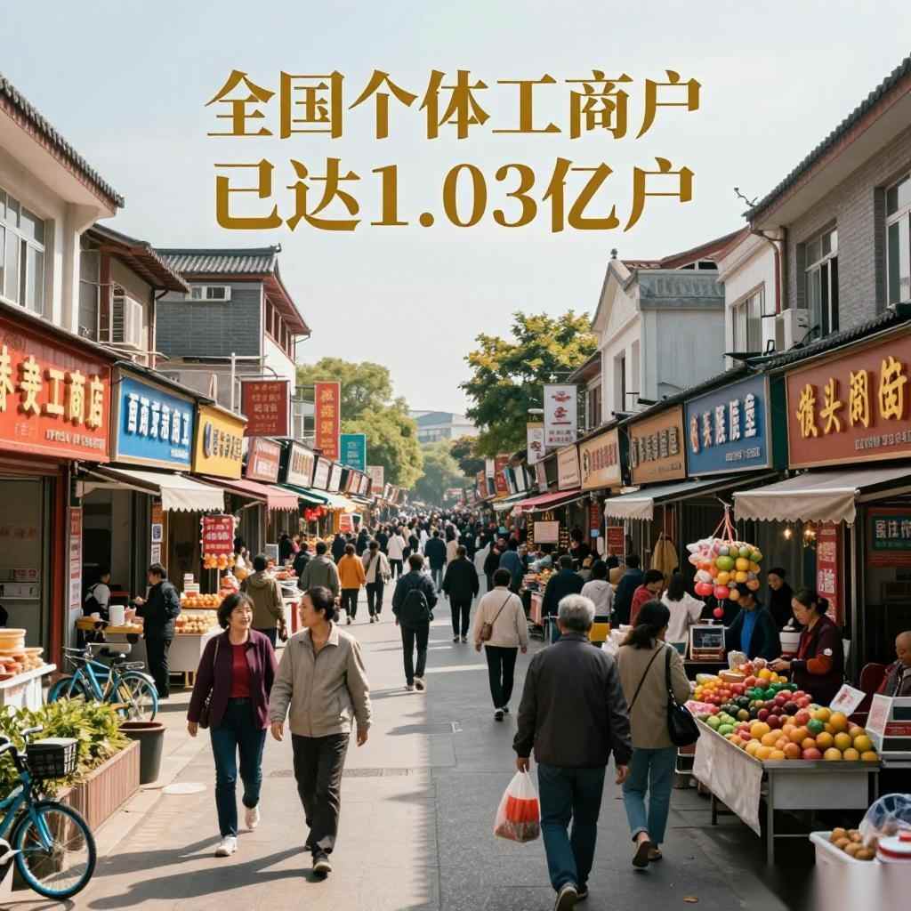 全国个体工商户已达1.03亿户：感受“烟火气”