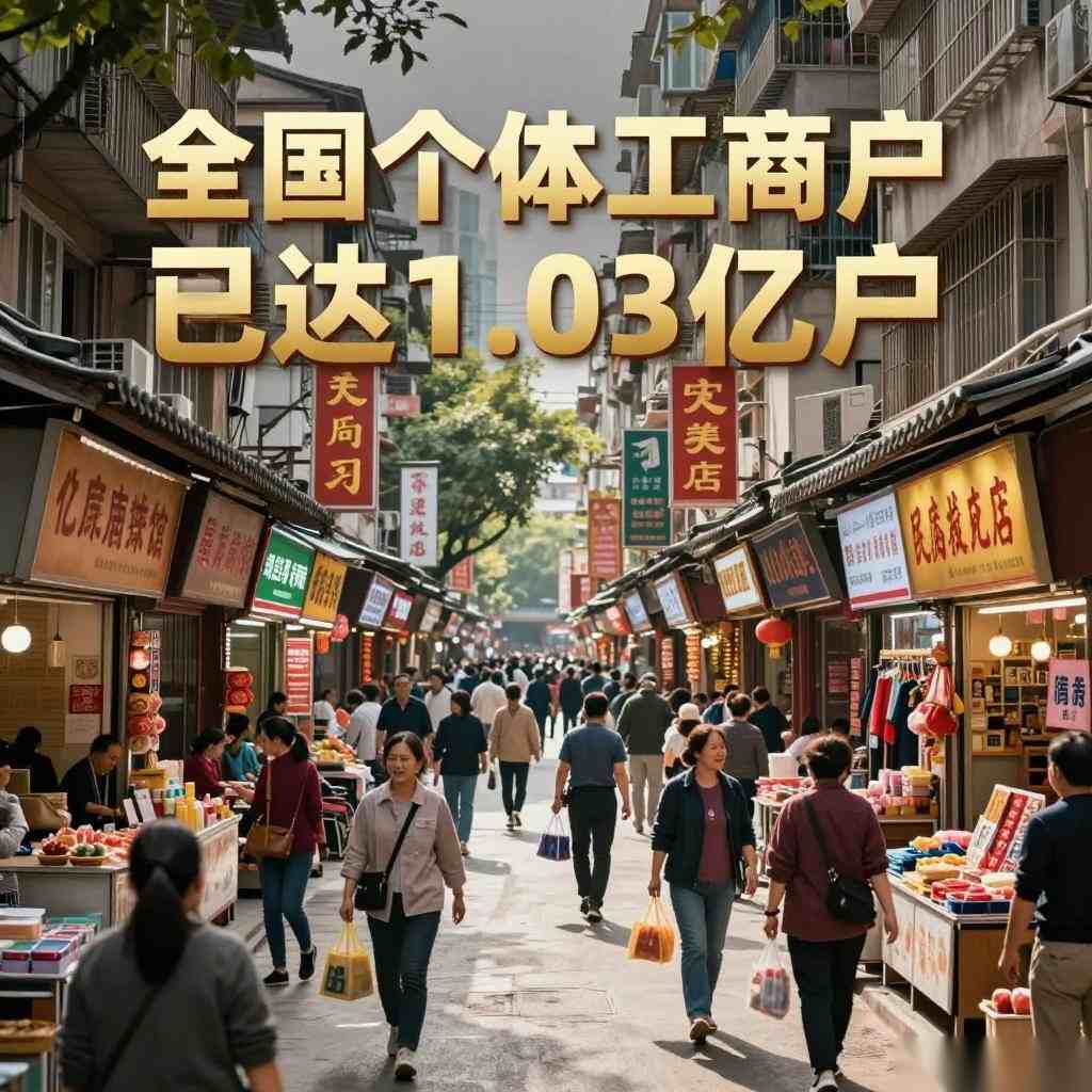 全国个体工商户已达1.03亿户：感受“烟火气”