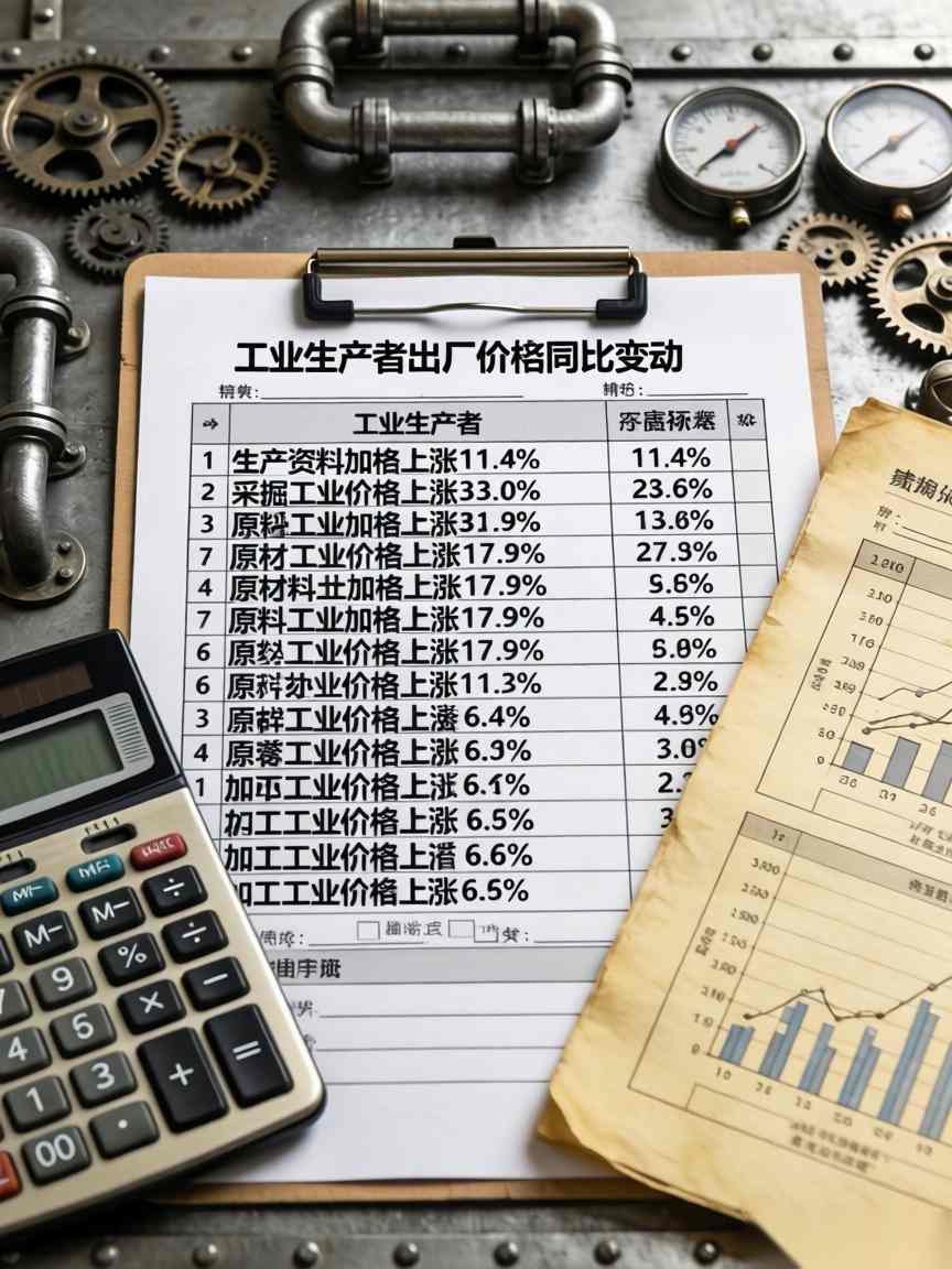 2月份工业生产者出厂价格上涨8.8% 环涨0.5%