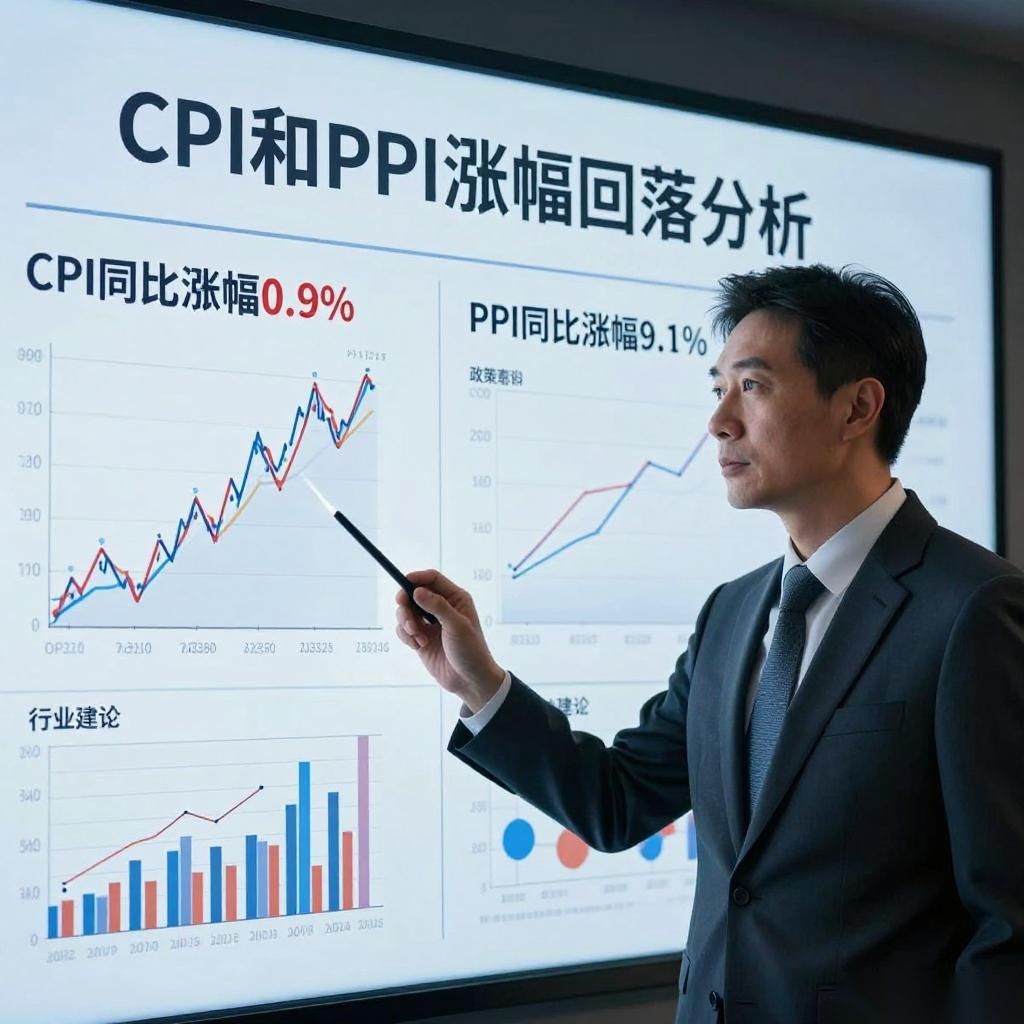 CPI和PPI涨幅回落分析：物价平稳与成本压力缓解趋势