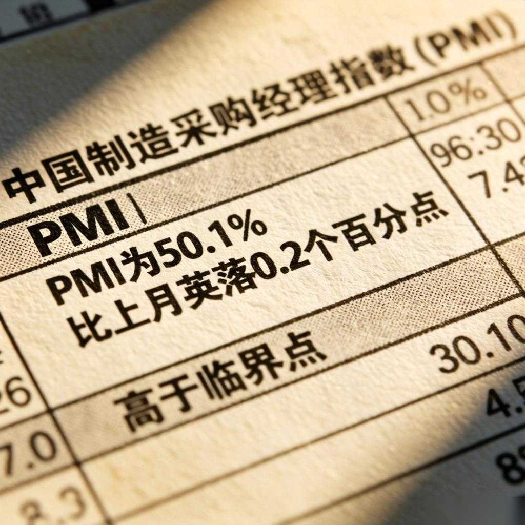 1月中国制造业PMI小幅回落至50.1% 非制造业扩张力度减弱