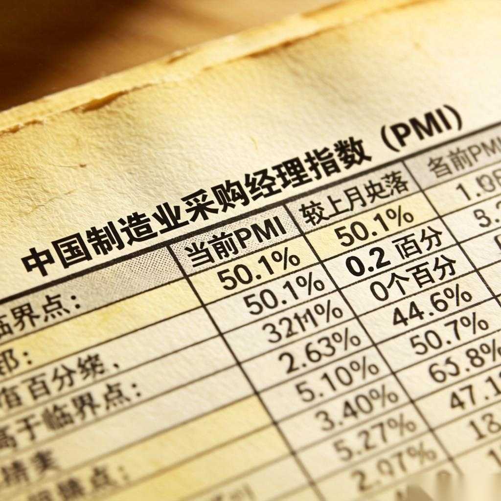 1月中国制造业PMI小幅回落至50.1% 非制造业扩张力度减弱