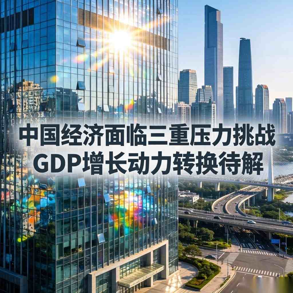 中国经济面临三重压力挑战 GDP增长动力转换待解