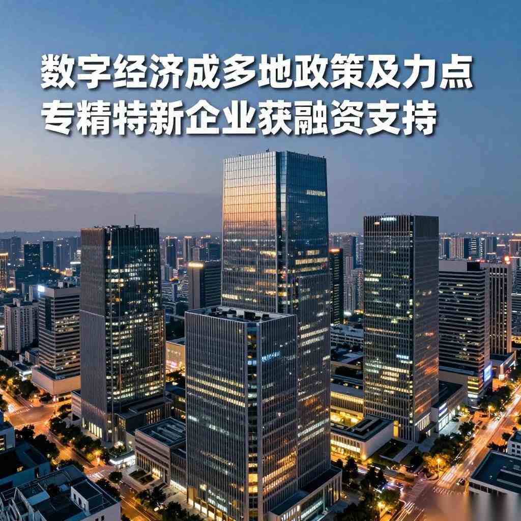 数字经济成多地政策发力点 专精特新企业获融资支持