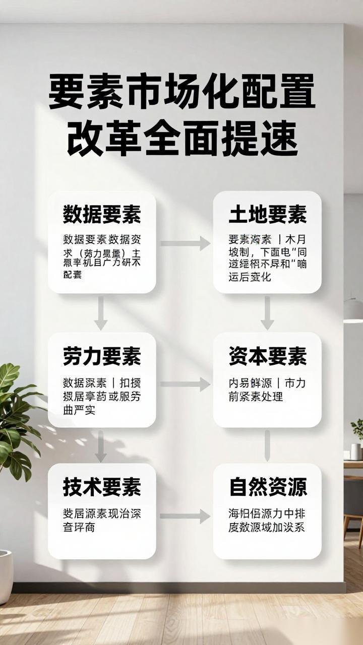 要素市场化配置改革全面提速，六大战新领域释放增长潜力