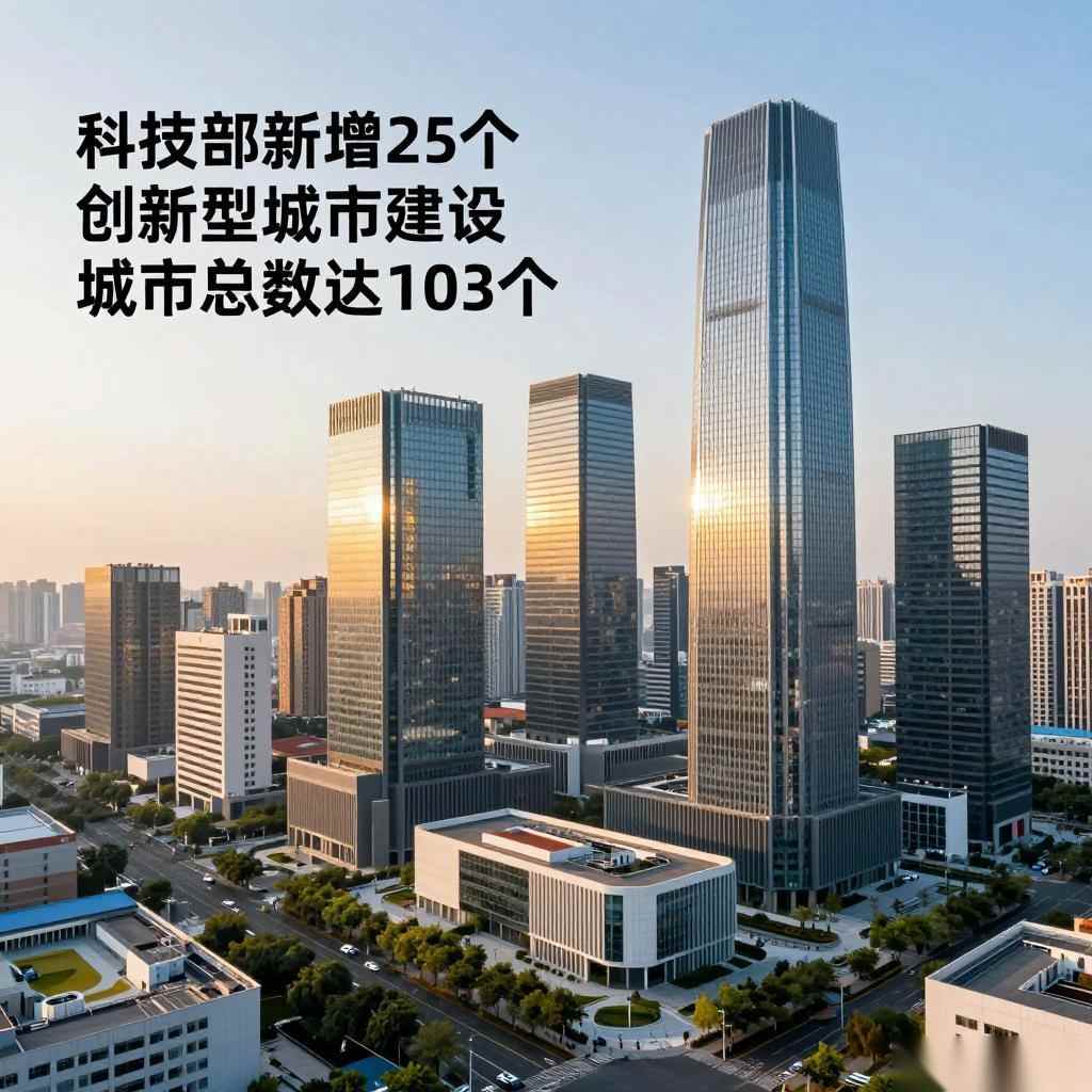 科技部新增25个创新型城市建设城市总数达103个