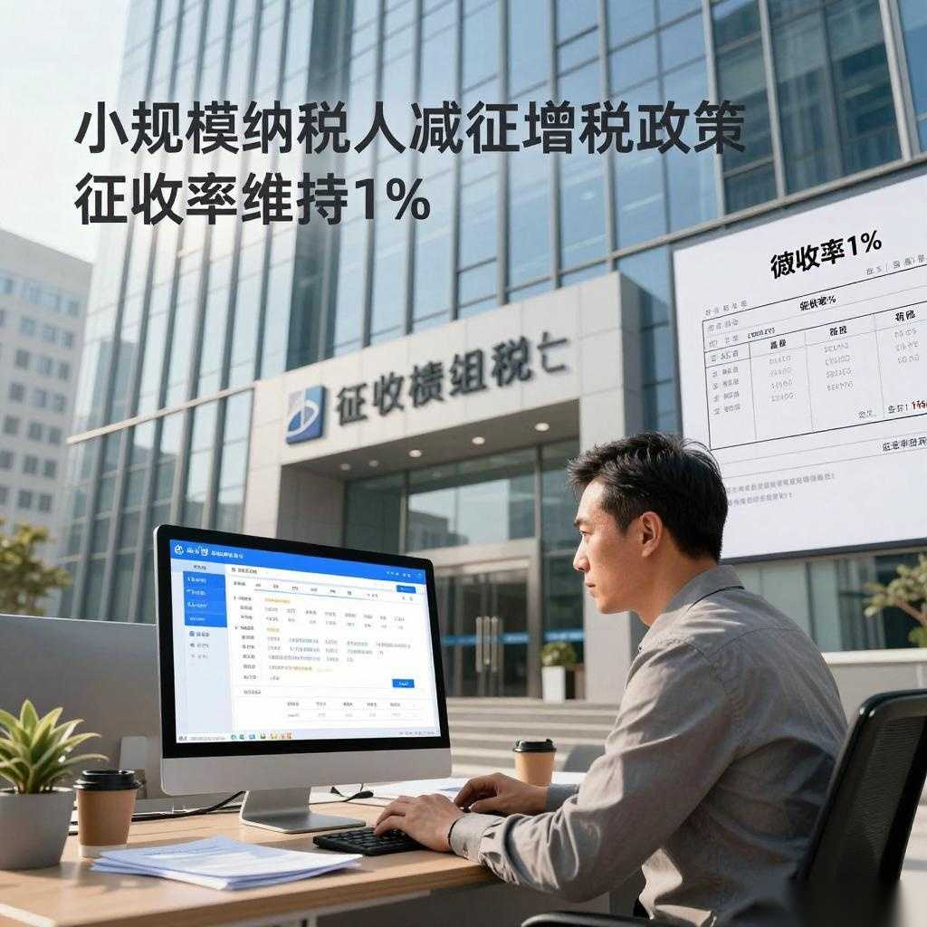 小规模纳税人减征增值税政策继续执行 征收率维持1%