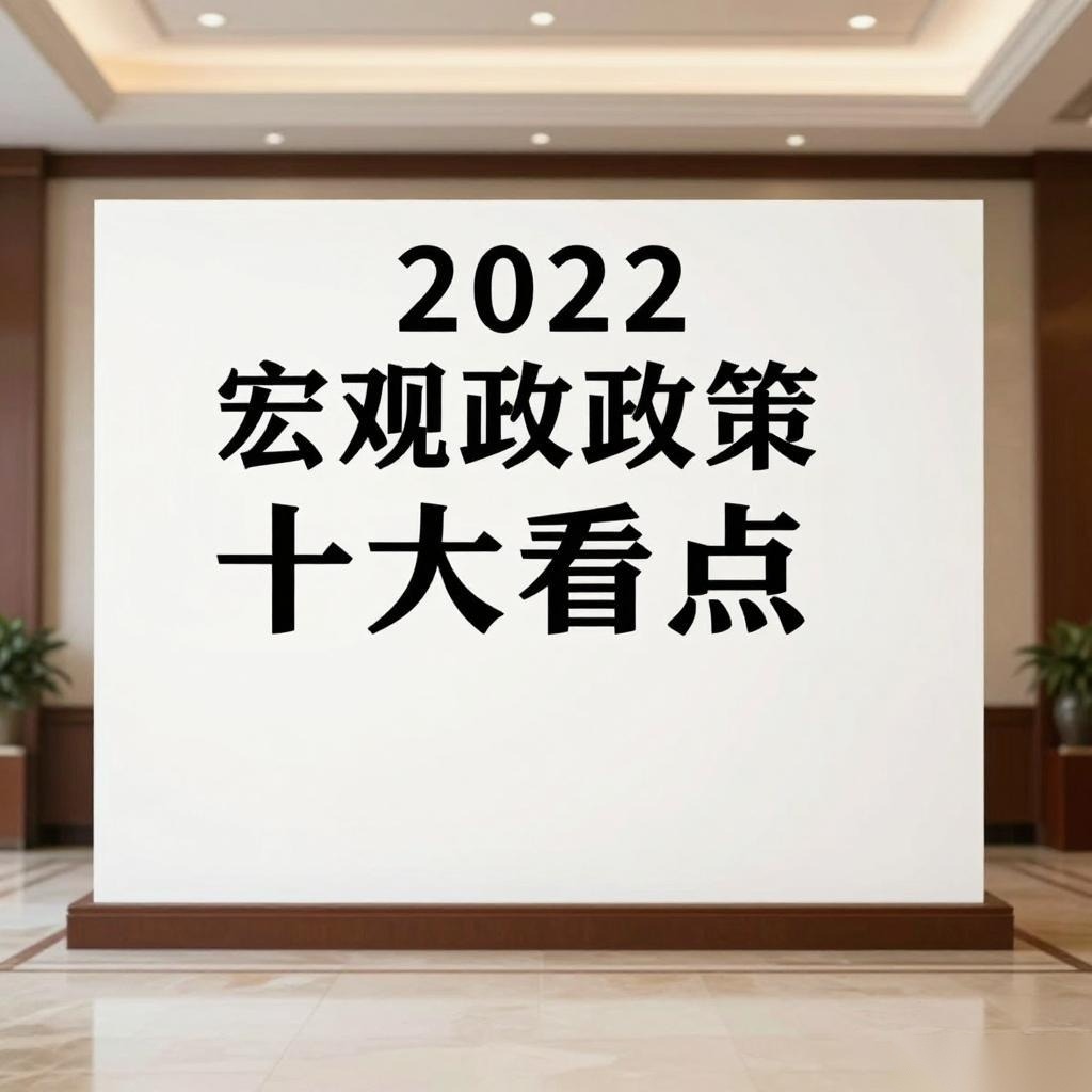 2022年宏观政策十大看点：稳增长背景下财政货币政策前瞻