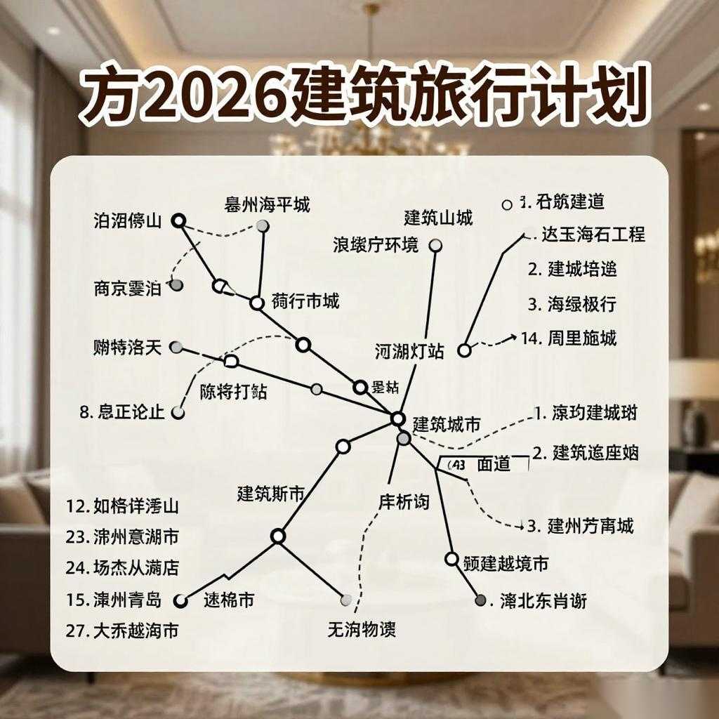 有方2026建筑旅行计划发布 23条线路最高交800抵2000