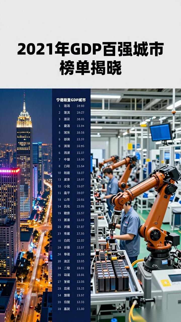 2021年GDP百强城市榜单揭晓 东部地区经济实力依然强劲
