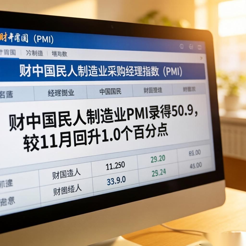 12月财新中国制造业PMI回升至50.9