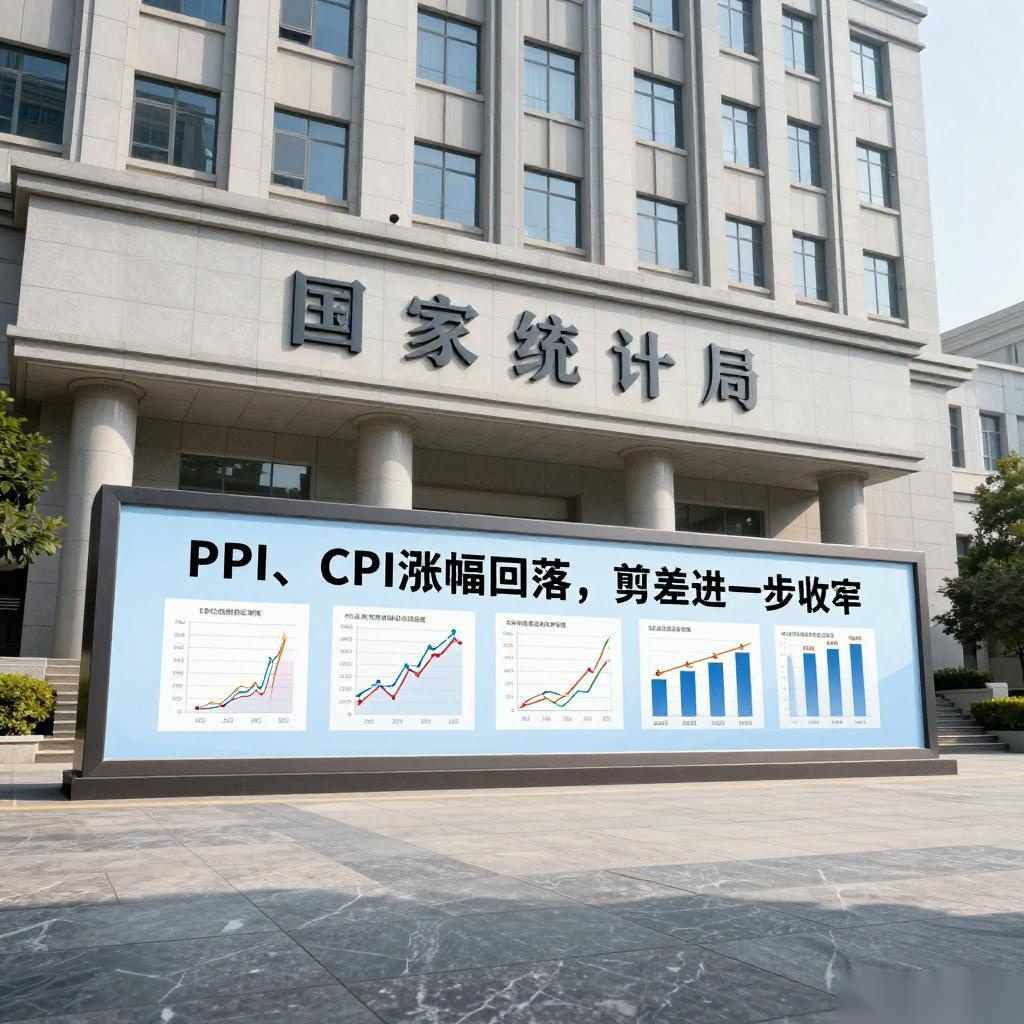 PPI、CPI涨幅回落，剪刀差进一步收窄