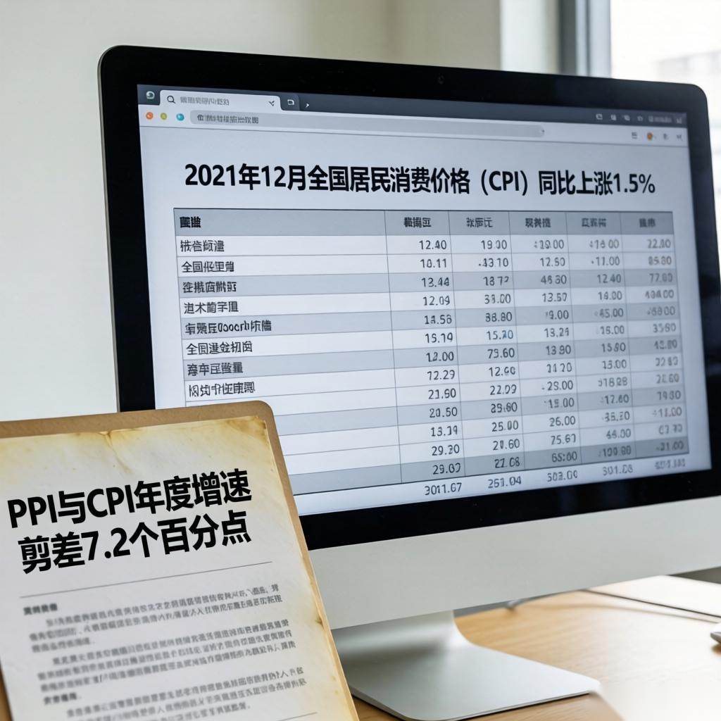 2021年PPI与CPI剪刀差扩大及2022趋势分析(图1) 2021年PPI与CPI剪刀差扩大及2022趋势分析