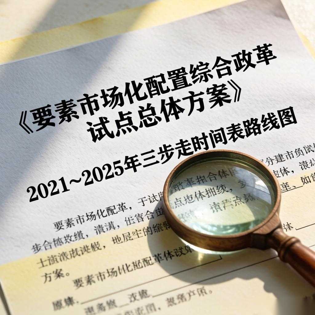 划定试点时间表路线图 要素市场化配置综改稳中求进