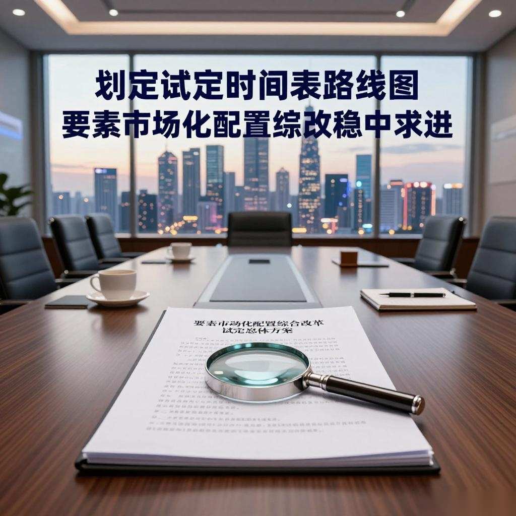 划定试点时间表路线图 要素市场化配置综改稳中求进