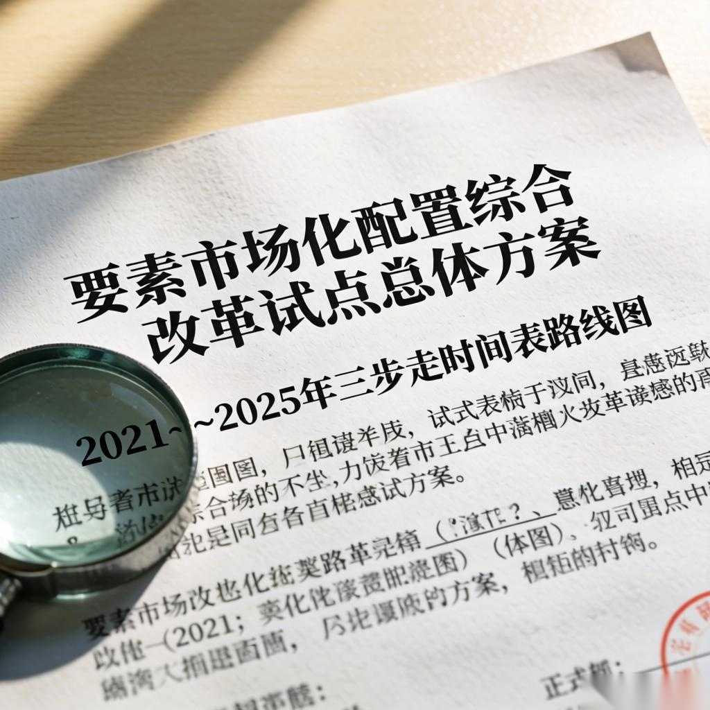 划定试点时间表路线图 要素市场化配置综改稳中求进