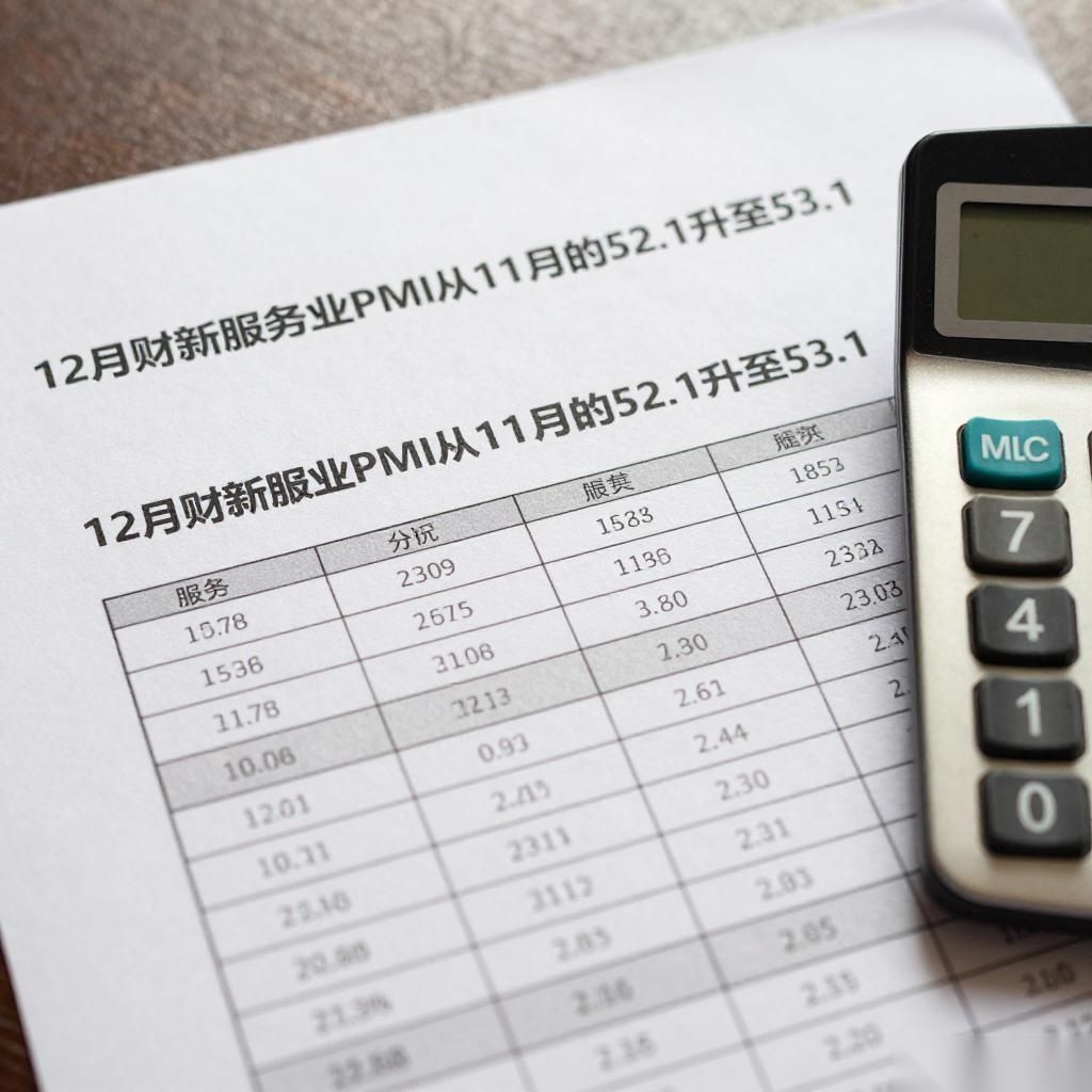 12月财新服务业PMI 53.1，经营活动与新业务总量皆加速增长