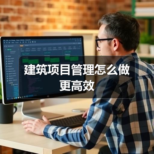 建筑项目管理怎么做更高效