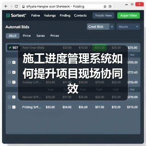 施工进度管理系统如何提升项目现场协同效率(图3) 施工进度管理系统如何提升项目现场协同效率