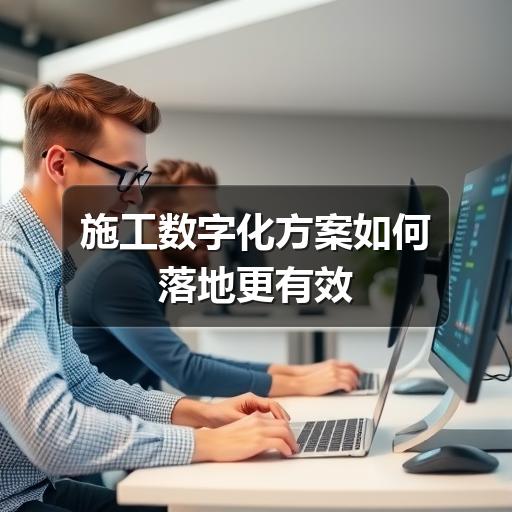施工数字化方案实施:从痛点解决到全流程闭环(图1) 施工数字化方案如何落地更有效